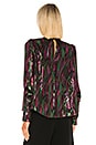 view 3 of 5 Tania Blouse in Black Rainbow