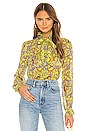 view 2 of 4 Emile Top in Citrus Jungle Monkey