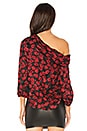 view 3 of 4 Ness Top in Carmine Poppy