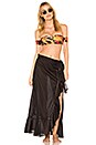 view 4 of 4 ПЛЯЖНАЯ ЮБКА-ПАРЕО in Black