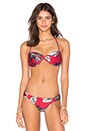 view 1 of 5 TOP BIKINI BANDA in Red Papillon