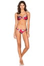 view 5 of 5 TOP BIKINI BANDA in Red Papillon