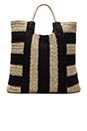 view 2 of 4 Tote Bag in Tan & Black