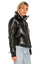 view 3 of 5 Faux Leather Athlete Jacket in Black