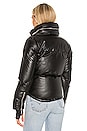view 4 of 5 Faux Leather Athlete Jacket in Black