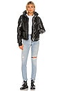 view 5 of 5 Faux Leather Athlete Jacket in Black