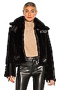 view 1 of 5 Faux Fur Penelope Jacket in Black