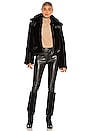 view 5 of 5 Faux Fur Penelope Jacket in Black