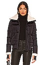 view 1 of 5 Nikki Shearling Lined Jacket in Matte Black