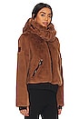 view 2 of 7 Faux Fur Nala Jacket in Caramel
