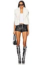 view 4 of 4 Vanessa Faux Fur Vest in Ivory