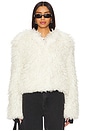 view 2 of 5 Kiki Faux Fur Jacket in Ivory
