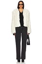 view 5 of 5 Kiki Faux Fur Jacket in Ivory