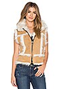 view 2 of 4 Stevie Lamb Fur Vest in Camel
