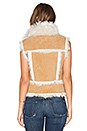 view 4 of 4 Stevie Lamb Fur Vest in Camel