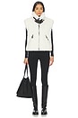 view 4 of 4 Sherpa Vest in White