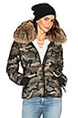 view 2 of 6 Camo Asiatic Raccoon Fur Freestyle Jacket in Olive Camo & Natural