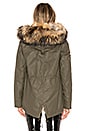view 4 of 5 Mini Luxe Limelight Parka With Fur Lining in Army & Melange