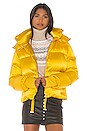 view 1 of 6 Satin Sydney Puffer Jacket in Daffodil