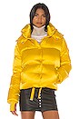 view 2 of 6 Satin Sydney Puffer Jacket in Daffodil