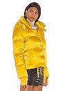 view 3 of 6 Satin Sydney Puffer Jacket in Daffodil
