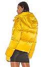 view 4 of 6 Satin Sydney Puffer Jacket in Daffodil