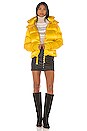 view 6 of 6 Satin Sydney Puffer Jacket in Daffodil