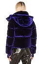 view 4 of 5 BLOUSON MATELASSÉ VELVET SYDNEY in Sapphire
