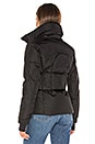 view 5 of 6 Detachable Fur Hood Jetset Puffer Jacket in Black & Charcoal