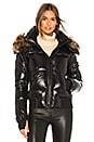 view 2 of 6 Dylan Detachable Fur Hood Puffer Jacket in Jet