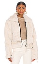 view 2 of 6 Faux Fur Penelope Jacket in Ivory