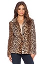 view 2 of 4 Leopard Faux Fur Coat in Leopard