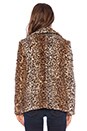 view 4 of 4 Leopard Faux Fur Coat in Leopard