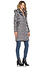 view 3 of 5 Nicole Belted Puffer Jacket in Charcoal
