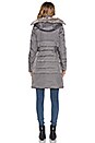 view 4 of 5 Nicole Belted Puffer Jacket in Charcoal