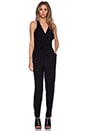 view 1 of 3 Cross Back Jumpsuit in Black