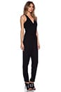 view 2 of 3 Cross Back Jumpsuit in Black