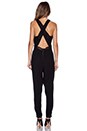 view 3 of 3 Cross Back Jumpsuit in Black