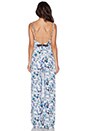 view 3 of 3 Photo Floral Jumpsuit in Turquoise