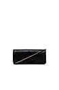 view 1 of 5 Waverly Fringe Clutch in Black & Pewter