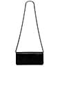 view 5 of 5 Waverly Fringe Clutch in Black & Pewter