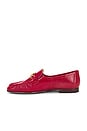 view 5 of 5 MOCASÍN LUCCA in Deep Scarlet