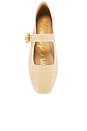 view 4 of 5 Michaela Mary Jane in Bleached Beachwood & Ecru
