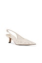 view 2 of 5 Bianka Sling Back Mesh Heel in Ivory