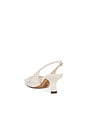 view 3 of 5 Bianka Sling Back Mesh Heel in Ivory