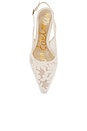 view 4 of 5 Bianka Sling Back Mesh Heel in Ivory