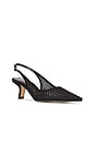 view 2 of 5 SALTO DE TELA TIPO SLINGBACK BIANKA in Black