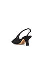 view 3 of 5 SALTO DE TELA TIPO SLINGBACK BIANKA in Black