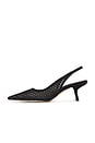 view 5 of 5 SALTO DE TELA TIPO SLINGBACK BIANKA in Black