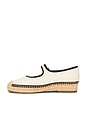 view 5 of 5 Mackie Flat in Ivory & Black